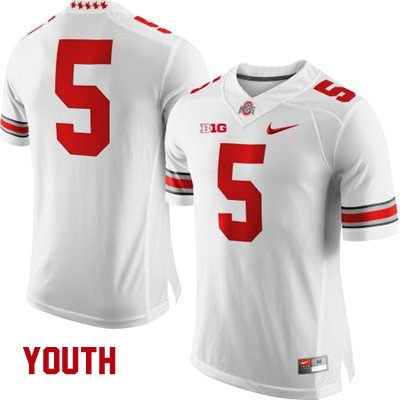 Ohio State Buckeyes Women's Braxton Miller #5 White Authentic Nike College NCAA Stitched Football Jersey BE19H50PV